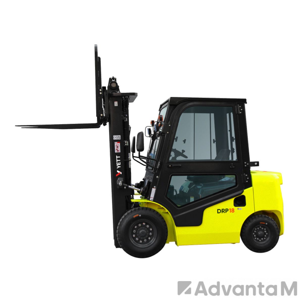 Дизельный погрузчик с кабиной YETT DRP18-XCK2-ZSM480-SS-K - 1