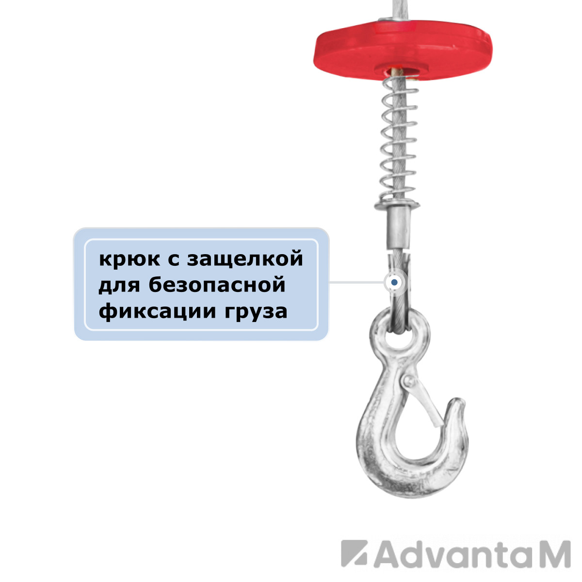 Таль электрическая мини стационарная (220В, 500/1000кг, 12/6м) GEARSEN PA 50012 - 8